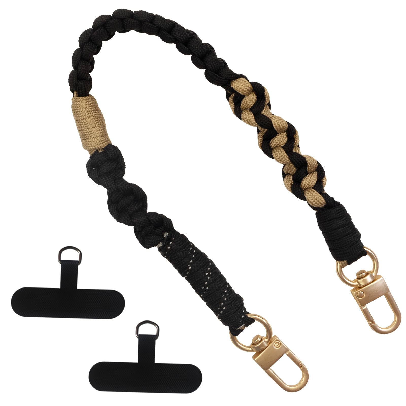 Amazon.co.jp: [Kukefa] スマホストラップ 手首 可愛い 編み込み